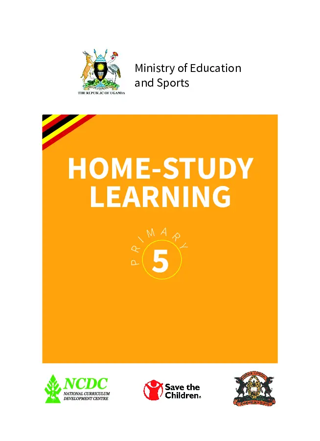 NCDC (2020) P5 HOME LEARNING ALL SUBJECTS