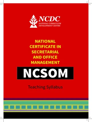 ncdc (n.d) national certificate in secretarial and office management teaching syllabus