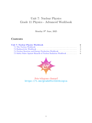 advanced physics workbook grade 11 unit 7
