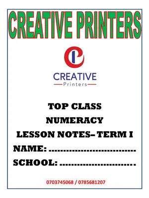 notes top class numeracy creative printers