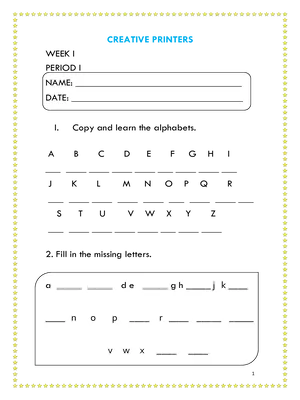 activity work book for top class language development term 2