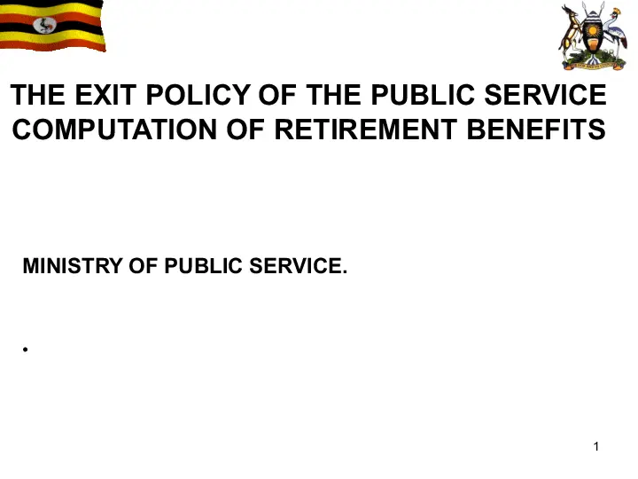 gou - the exit policy of the public service