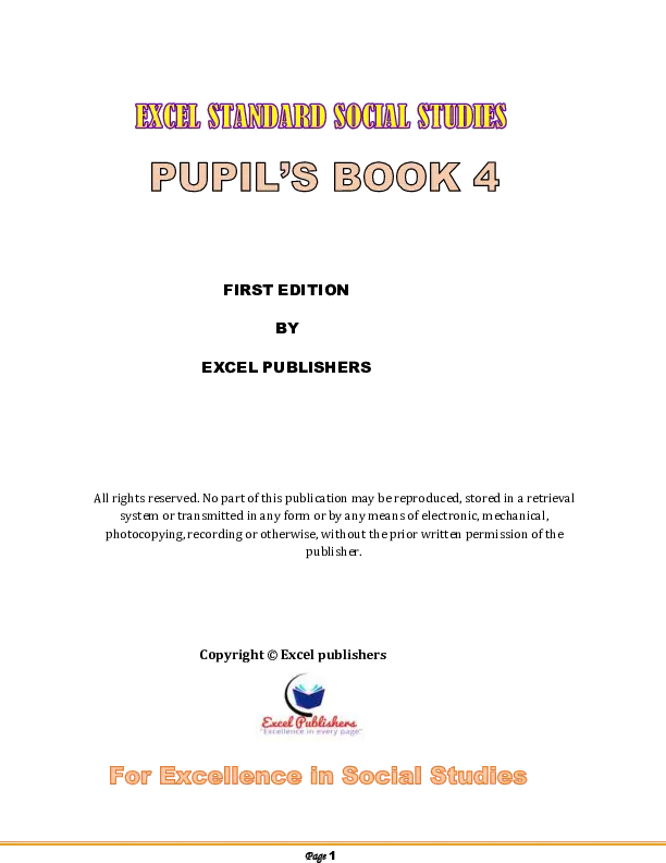 excel p4 sst book 4 (all terms)