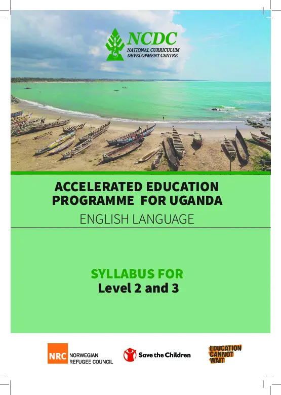 accelerated education programme - english language syllabus for primary