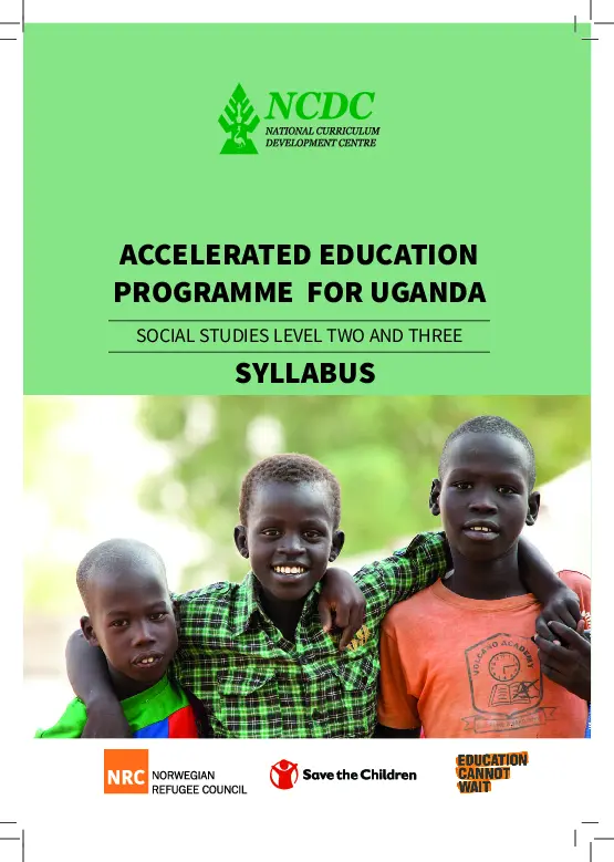accelerated education programme - social studies primary school syllabus