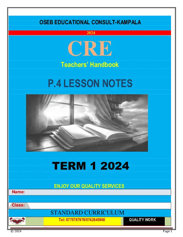 p4 cre notes - outreach education services