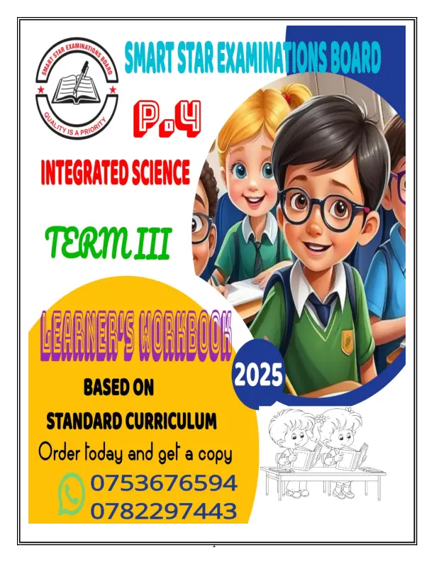 p.4 science workbook term 3 - smart star