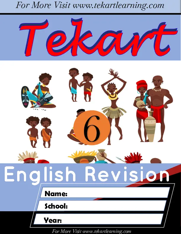 p.6 english revision booklet by tekart learning