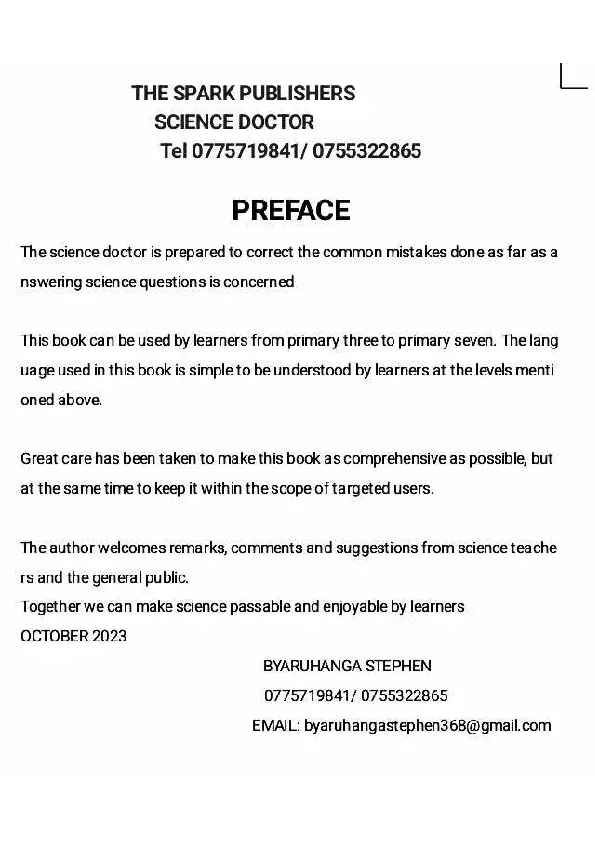 common mistakes in primary science (primary science doctor)