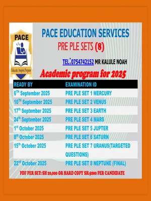 pace examinations roadmap for term 3 2025