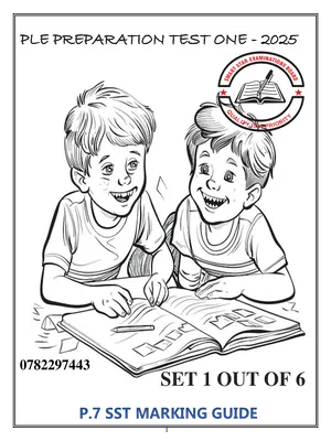 p7 social studies smart star ple preparation one marking guide