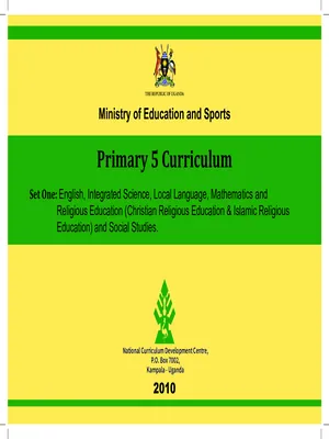 NCDC P5 Curriculum