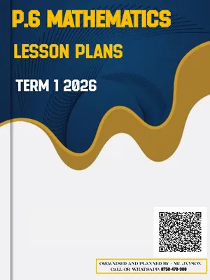 p.6 mathematics lesson plans term one