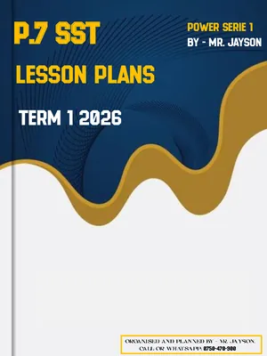 p.7 social studies sst lesson plans term one