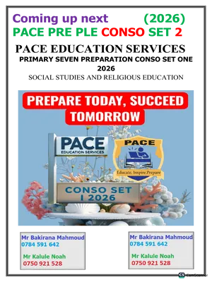 pace p7 social studies sst mid term 1 exam marking guide