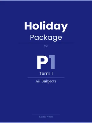 Best P1 Holiday Package for Term 1 All Subjects
