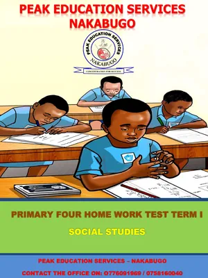 peak education services nakabugo p.4 sst home work term i
