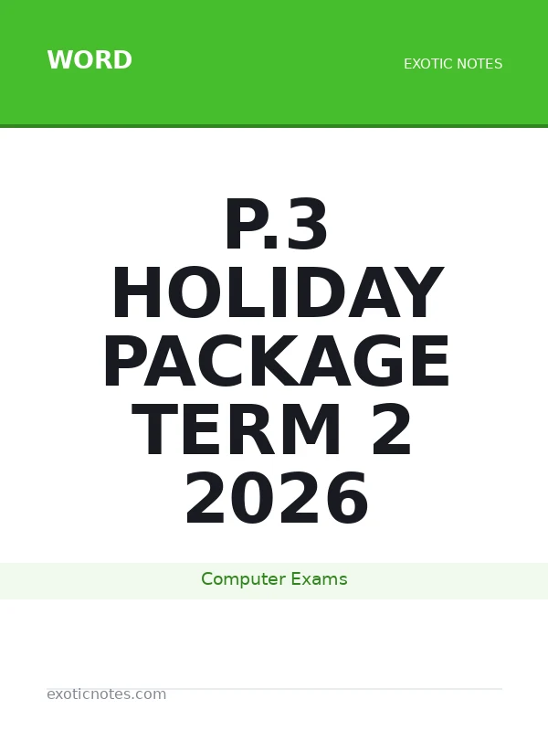 p.3 holiday package term 2 2026