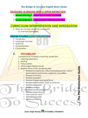 Excelling in English with A Super Distinction Bridge to Success