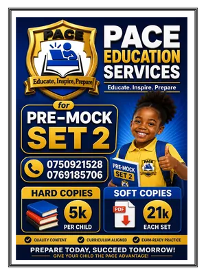 pace pre ple mock 2026 cbc set 2 science marking guide with answers