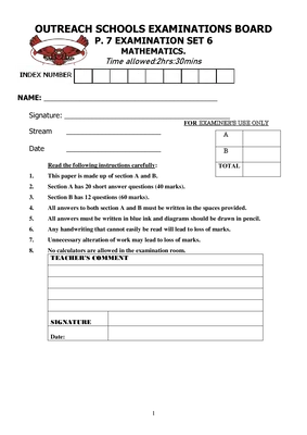 P.7 MTC Set 6