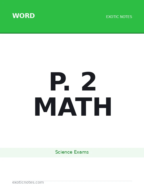 Noble Talents Academy P6 Science Midterm Iii Examination