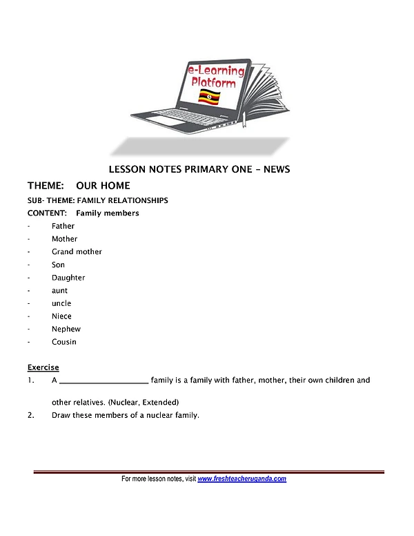 P.1 News Term One