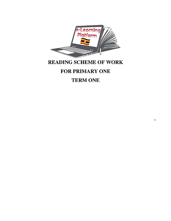 P.1 Term 1 Reading Scheme