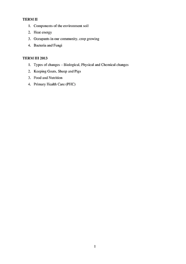 p 5 science lesson notes - fresh teacher