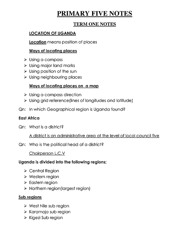 p.5 sst notes