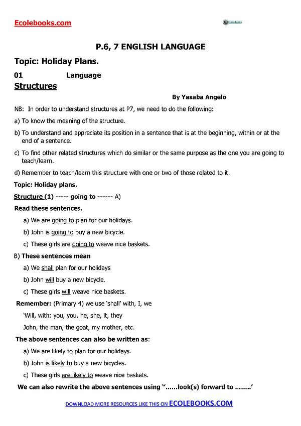 P.6 7 English Language (Ecolebooks.com)