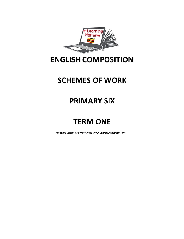 P.6 Composition Scheme of Work Term One