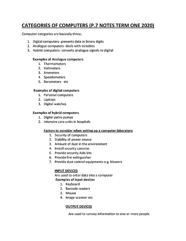 P.7 Notes