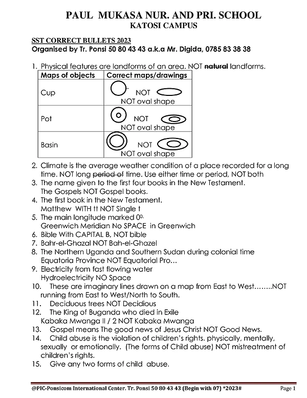 Common Mistakes in SST