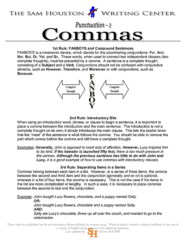 Commas