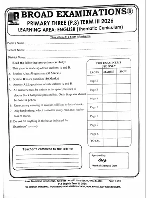 p.3 english broad b.o.t term iii 2026