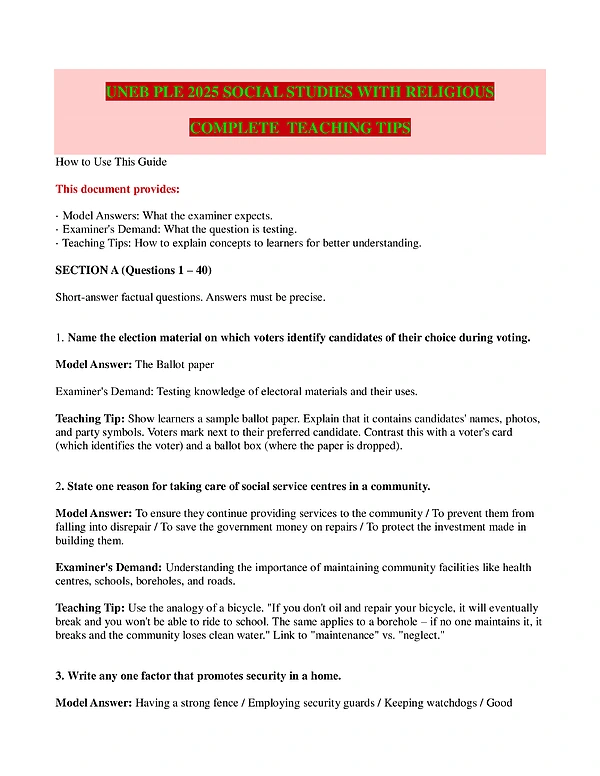 teaching tips for a d1 in ple for social studies-