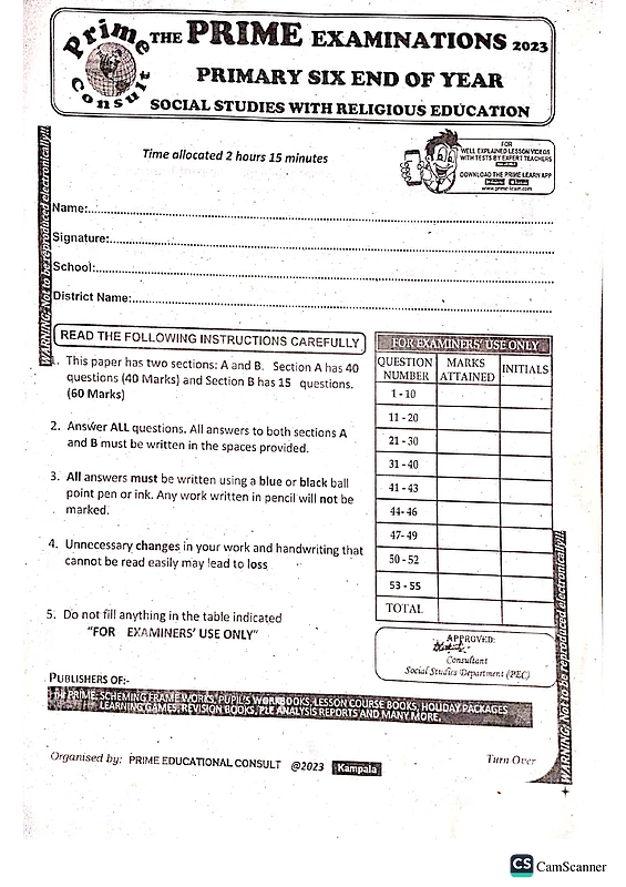 tr.paul p.6 sst prime eot 3 - 2023