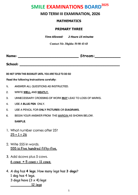 smile p.3 mid iii  2026