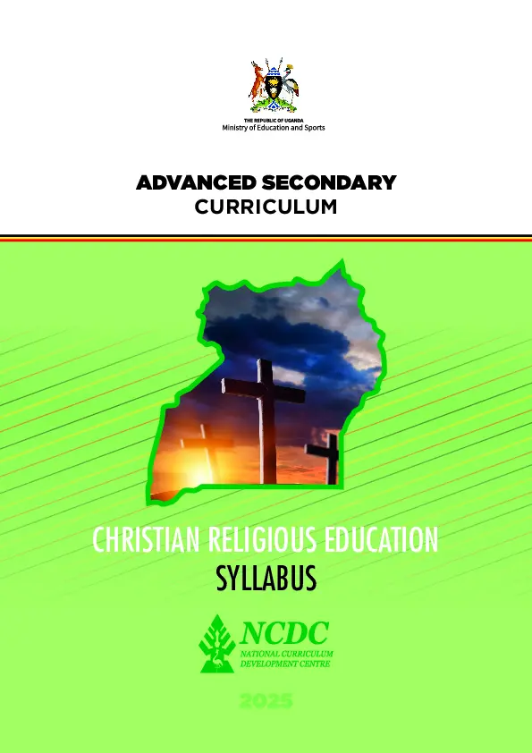 cre syllabus - new a level curruculum by ncdc (2025)