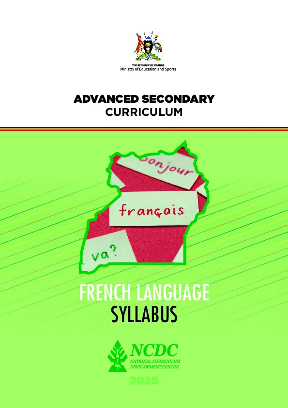 french syllabus - new a level curruculum by ncdc (2025)