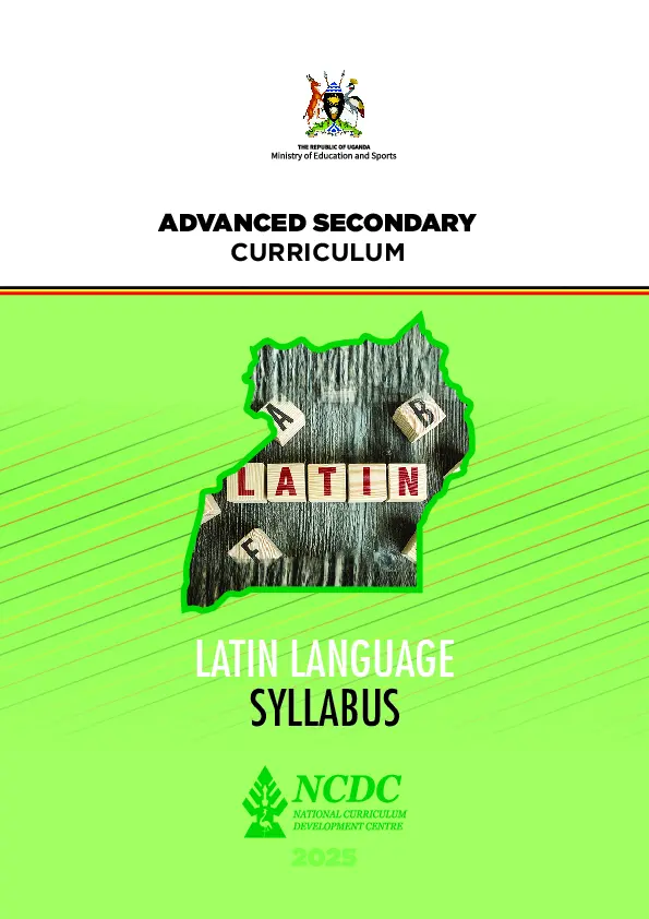 latin language syllabus - new a level curruculum by ncdc (2025)