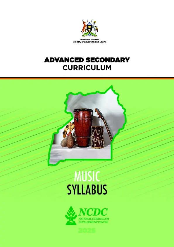 music syllabus - new a level curruculum by ncdc (2025)
