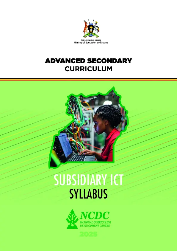 subsidiary ict syllabus - new a level curruculum by ncdc (2025)