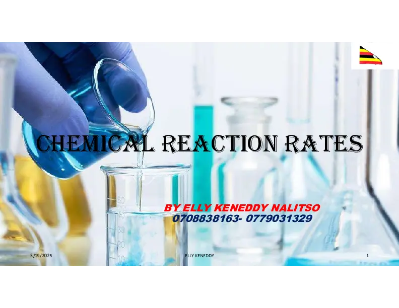 chemical reaction rates by elly kennedy nalitso presentation