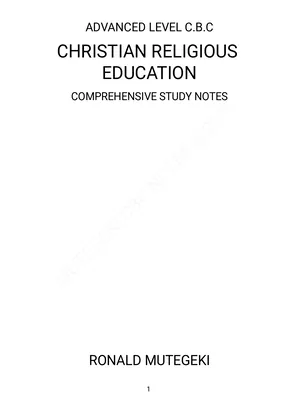 revised cbc cre a' level comprehensive notes