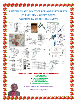 complete o level agriculture notes