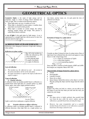 a level physics paper 2 notes by daniel bagira