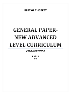 the best new a level curriculum general paper gp notes