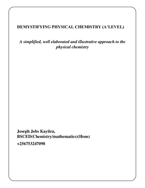 final demystifying physical chemistry